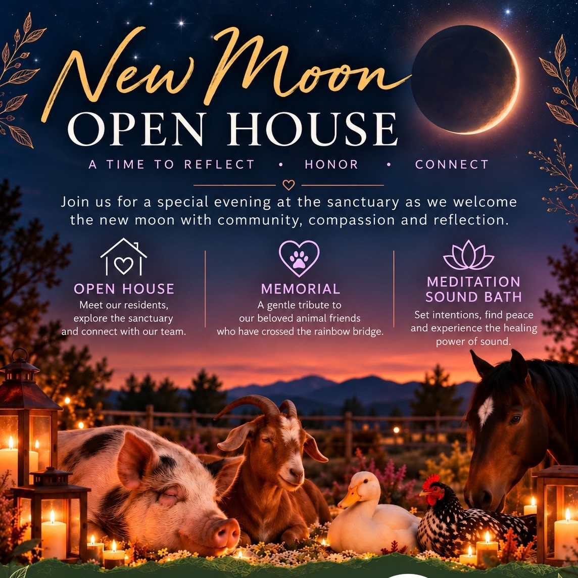 New Moon Open House: A Time to Reflect, Honor and Connect - logo
